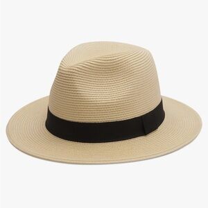 Joywant Womens Straw Fedora Beach Hat, Packable Wide Brim Panama Hat for Women☀️